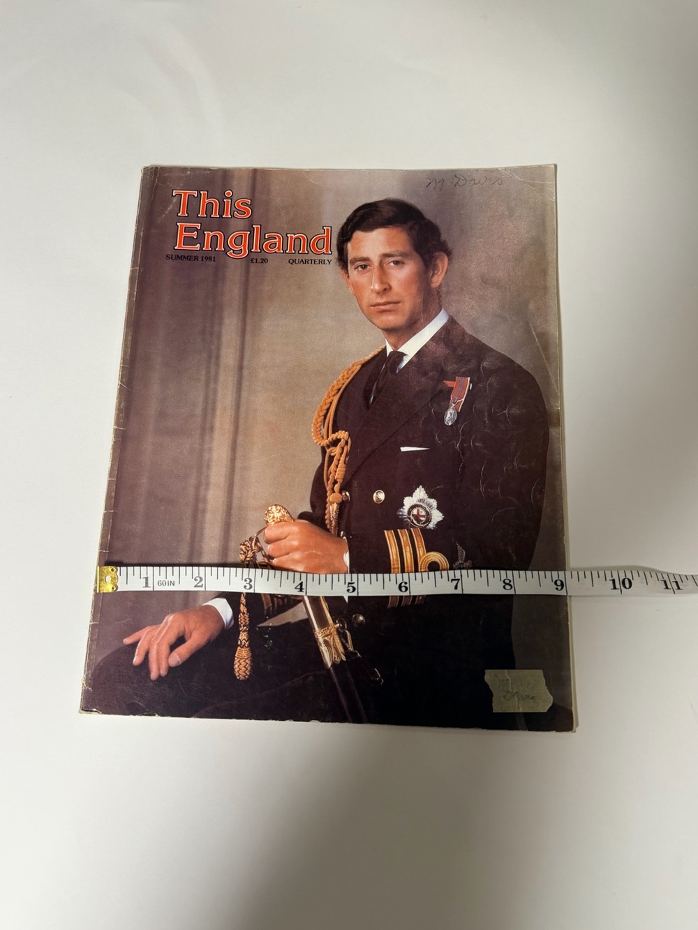 Vintage 1981 This England Magazine – Prince Charles Royal Family Cover – Summer